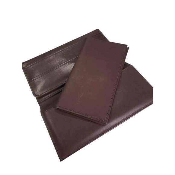 COACH TRIBECA Wallet in chocolate brown with checkbook holder - Picture 4 of 6